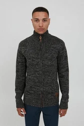 !Solid Strickjacke Pomeroy Cardigan Dunkelgrau/Grau/Schwarz