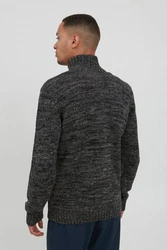 !Solid Strickjacke Pomeroy Cardigan Dunkelgrau/Grau/Schwarz