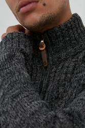!Solid Strickjacke Pomeroy Cardigan Dunkelgrau/Grau/Schwarz