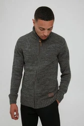 !Solid Strickjacke Pomeroy Cardigan Dunkelgrün/Hellgrau/Grau/Dunkelgrau/Schwarz