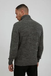 !Solid Strickjacke Pomeroy Cardigan Dunkelgrün/Hellgrau/Grau/Dunkelgrau/Schwarz