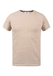 !Solid Rundhalsshirt SDAlarico T-Shirt Braun/Beige/Khaki