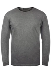 !Solid Langarmshirt SDConner Dunkelgrau/Grau/Hellgrau