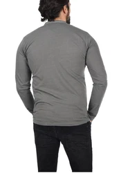 !Solid Langarmshirt SDAlphios Longsleeve Hellgrau/Dunkelgrau/Grau