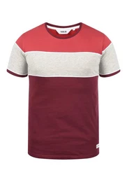 !Solid Rundhalsshirt SDCody T-Shirt in Colorblocking-Optik