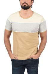 !Solid Cody Herren T-Shirt Kurzarm Shirt mit Streifen und Rundhalsausschnitt (1991) 