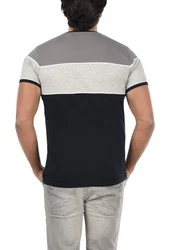 !Solid Cody Herren T-Shirt Kurzarm Shirt mit Streifen und Rundhalsausschnitt (1991) Grau/Dunkelblau/Beige/Schwarz/Hellgrau/Weiß/Dunkelgrau