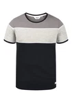 !Solid Cody Herren T-Shirt Kurzarm Shirt mit Streifen und Rundhalsausschnitt (1991) Grau/Dunkelblau/Beige/Schwarz/Hellgrau/Weiß/Dunkelgrau