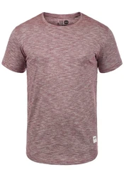 !Solid Rundhalsshirt SDFigos Kurzarmshirt Dunkelrot/Bordeaux/Lila/Rot/Rosa
