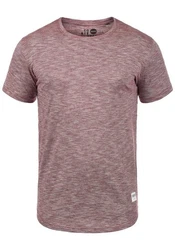 !Solid Rundhalsshirt SDFigos Kurzarmshirt Dunkelrot/Bordeaux/Lila/Rot/Rosa