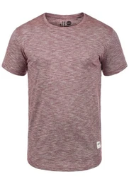 !Solid Rundhalsshirt SDFigos Kurzarmshirt mit Melierung