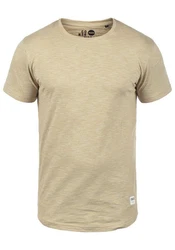 !Solid Rundhalsshirt SDFigos Kurzarmshirt Khaki/Beige