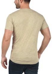 !Solid Rundhalsshirt SDFigos Kurzarmshirt Khaki/Beige