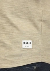 !Solid Rundhalsshirt SDFigos Kurzarmshirt Khaki/Beige