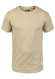 !Solid Rundhalsshirt SDFigos Kurzarmshirt Khaki/Beige