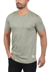 !Solid Rundhalsshirt SDFigos Kurzarmshirt Dunkelgrün/Khaki/Grün