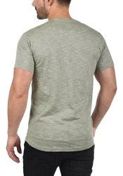 !Solid Rundhalsshirt SDFigos Kurzarmshirt Dunkelgrün/Khaki/Grün