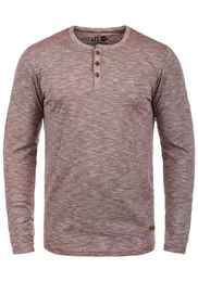 !Solid Rundhalsshirt SDMigos Langarmshirt mit Knopfleiste