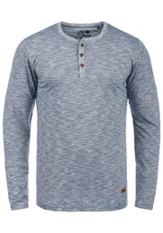 !Solid Rundhalsshirt SDMigos Langarmshirt mit Knopfleiste