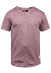 !Solid Herren T-Shirt Kurzarm Shirt Rigos Bordeaux/Dunkelrot/Lila/Rot/Rosa