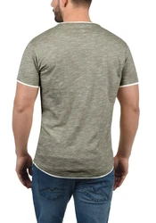 !Solid Herren T-Shirt Kurzarm Shirt Rigos Dunkelgrün/Khaki