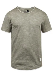 !Solid Herren T-Shirt Kurzarm Shirt Rigos Dunkelgrün/Khaki