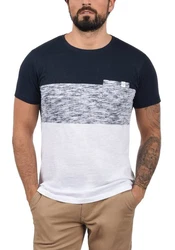!Solid Rundhalsshirt SDSinor T-Shirt Color Block