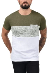 !Solid Rundhalsshirt SDSinor T-Shirt Color Block