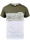 !Solid Rundhalsshirt SDSinor T-Shirt Color Block