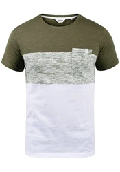 !Solid Rundhalsshirt SDSinor T-Shirt Color Block
