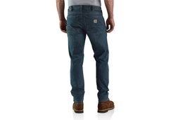 Carhartt Tapered-fit Jeans Rugged Flex Relaxed Fit Tapered Jean Blau/Hellblau