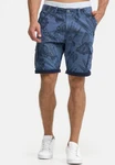 Indicode Herren Albert Cargo Shorts Hawaii Blau