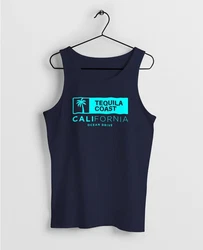 Neverless Tanktop Herren Tank-Top California Ocean Drive Blau/Dunkelblau