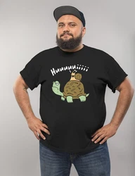 MoonWorks Print-Shirt Herren T-Shirt Schildkrte Schnecke Huuuuiiii Braun/Schwarz/Grau/Grün/Rot/Mintgrün/Dunkelgrün