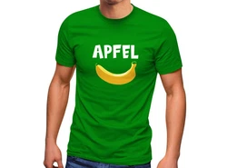 MoonWorks Herren T-Shirt mit Print Hellgrün/Türkis