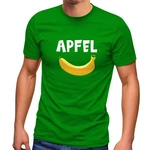 MoonWorks Herren T-Shirt mit Print Hellgrün/Türkis