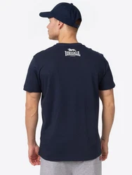 Lonsdale T-Shirt Logo Dunkelblau/Braun