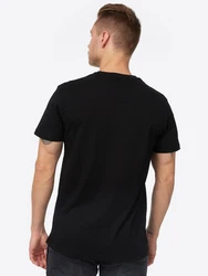 Lonsdale Herren T-Shirt Langsett Braun/Schwarz/Beige