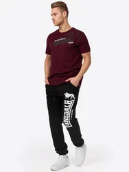 Lonsdale T-Shirt Walkley Dunkelrot/Bordeaux
