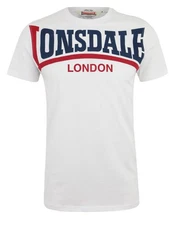 Lonsdale T-Shirt Creaton Rot/Weiß/Grün/Creme/Braun/Blau