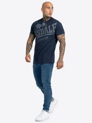 Lonsdale T-Shirt WATTON Dunkelblau/Blau