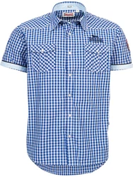 Lonsdale Kurzarmhemd Buttoned BERNY Blau/Dunkelblau/Pastell/Hellblau