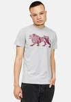 Lonsdale T-Shirt ENDMOOR Grau/Dunkelrot/Braun/Hellgrau/Rot