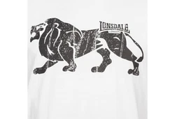 Lonsdale T-Shirt ENDMOOR Weiß/Braun