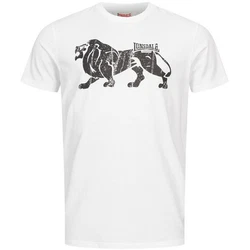 Lonsdale T-Shirt ENDMOOR Weiß/Braun