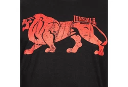 Lonsdale T-Shirt ENDMOOR Braun/Rot/Schwarz/Dunkelrot