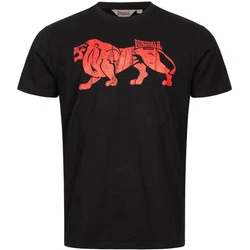 Lonsdale T-Shirt ENDMOOR Braun/Rot/Schwarz/Dunkelrot