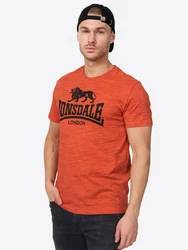 Lonsdale T-Shirt Gargrave Rot/Orange