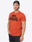 Lonsdale T-Shirt Gargrave Rot/Orange