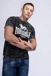 Lonsdale T-Shirt RIBIGILL Grau/Hellblau/Dunkelgrau